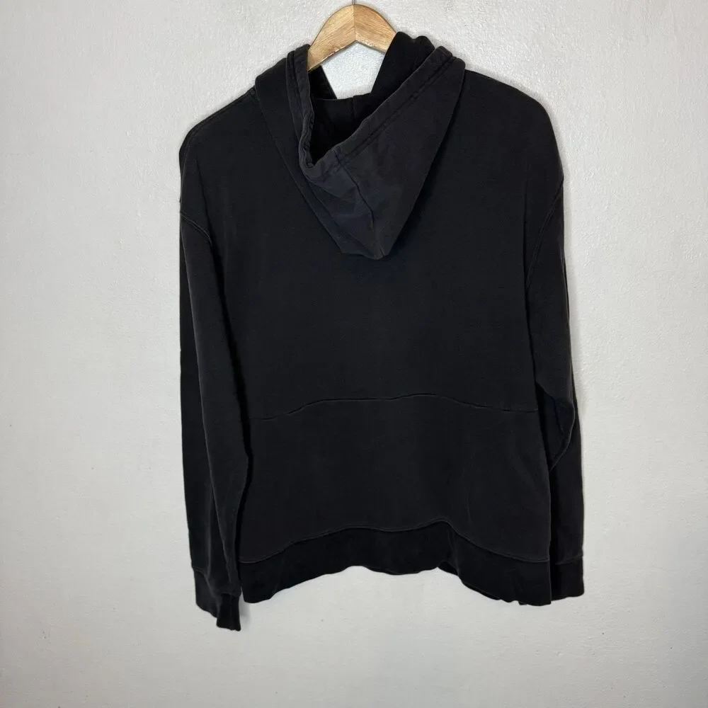 Nike Air Jordan Chicago City Hoodie Black Sweatshirt Pocket‎ Mens Small
